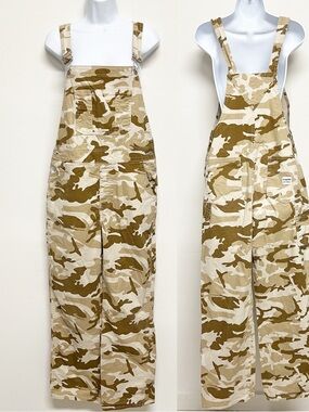 Signature by Levis Big Boys Tan Desert Utility Camo Pant Cargo Overalls Size XXL